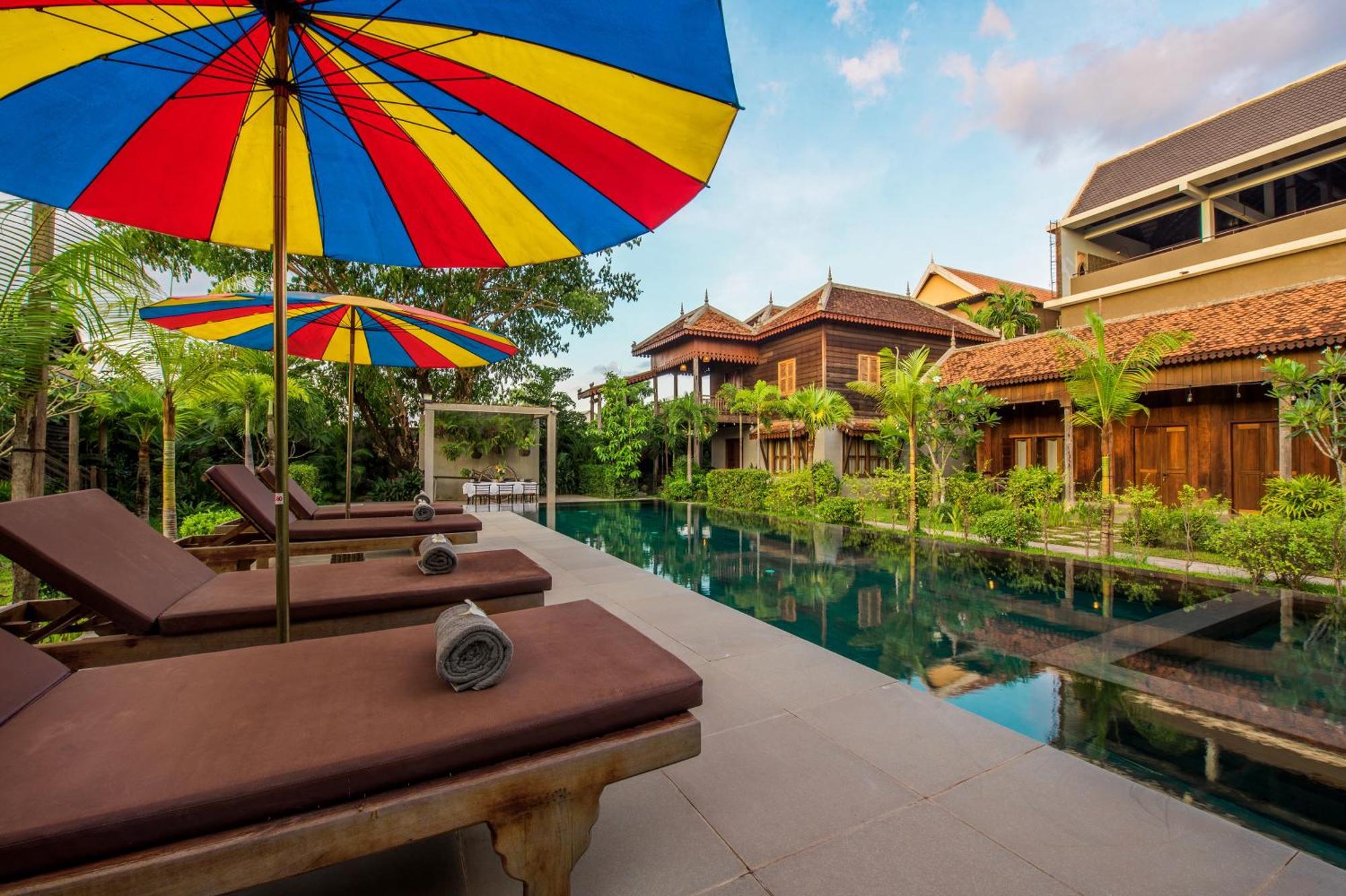 Phum Khmer Lodge Siem Reap Exterior foto